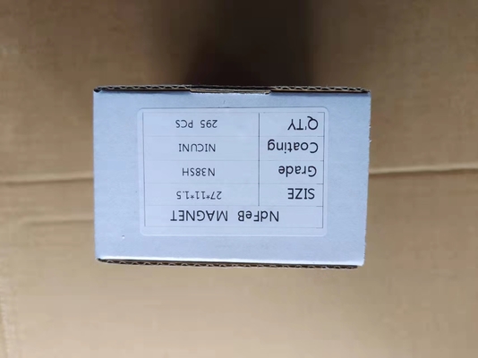 comprare Magneti permanenti ricoprenti d'argento N38SH F27x11x1.5mm del neodimio per il motore senza spazzola di CC online manufacture