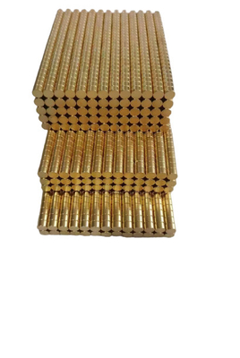 comprare Il rivestimento a magnete permanente dell'oro di NdFeB della terra rara dei magneti del neodimio di N38 N50 ha personalizzato specialmente online manufacture