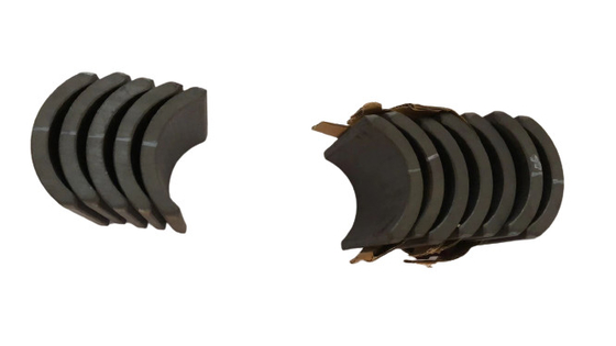 comprare Magnete permanente R35.5*r28.5*61*80mm dell'arco della ferrite per uso multiuso del motore di CC online manufacture