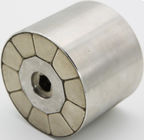 Permanent Neodymium Motor Magnets NiCuNi Coating Bright Silver Color
